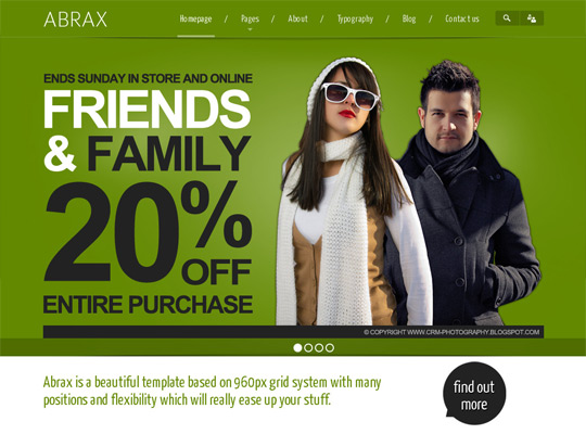 ABRAX - WordPress Theme