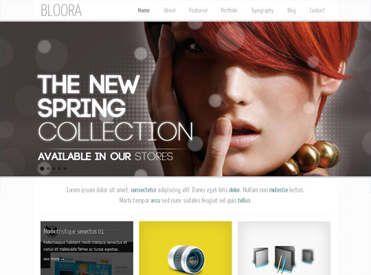 Bloora Template for Joomla 1.6